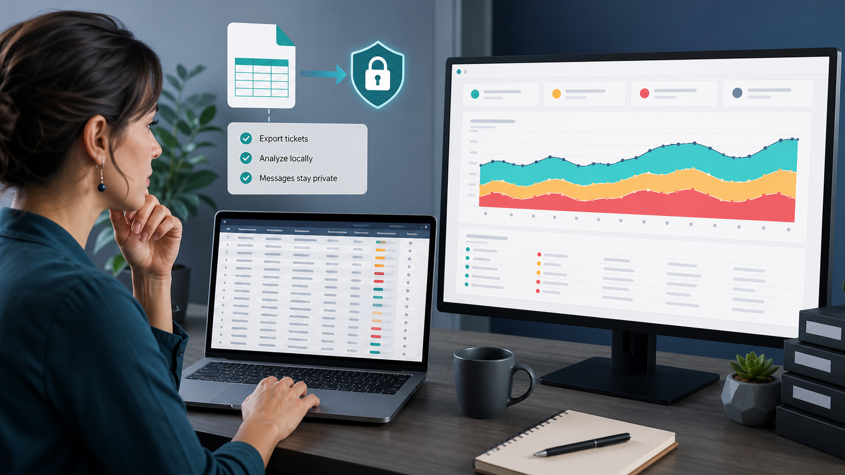 Analyze Customer Support Ticket Exports Without Uploading Private Messages