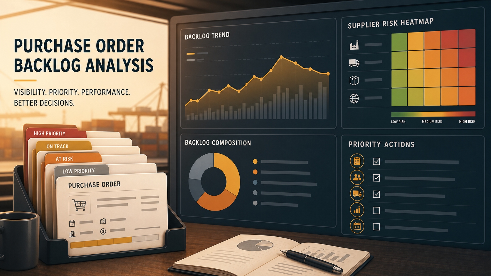 How Operations Teams Review Purchase Order Backlog CSVs Before Weekly Supplier Meetings