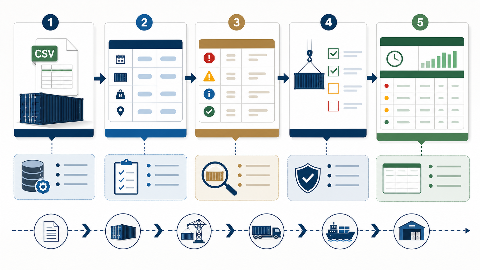 Clean Customs Brokerage Entry CSV Files Before a Port Delay Review