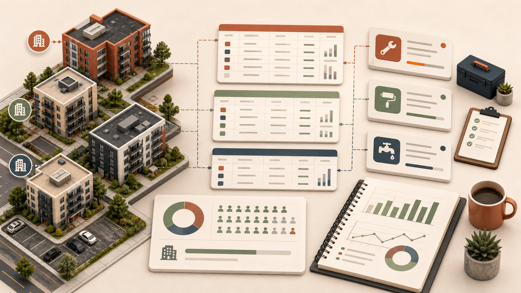 Combine Rent Roll and Maintenance CSV Exports for a Weekly Portfolio Review