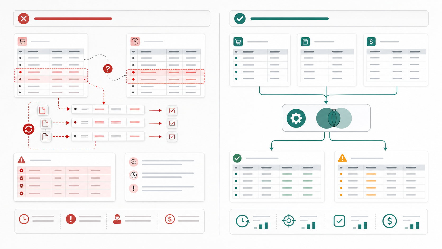 Manual Row Matching vs Join-First Workflow for Marketplace Fee CSV Audits