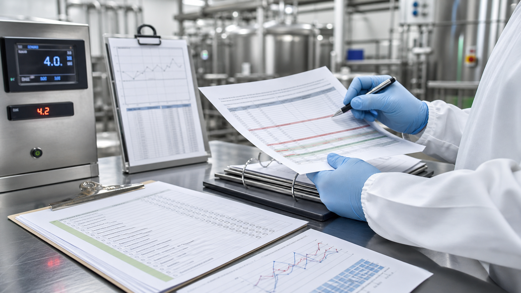 Review Food Manufacturing Temperature Log CSV Files Before an Internal Audit